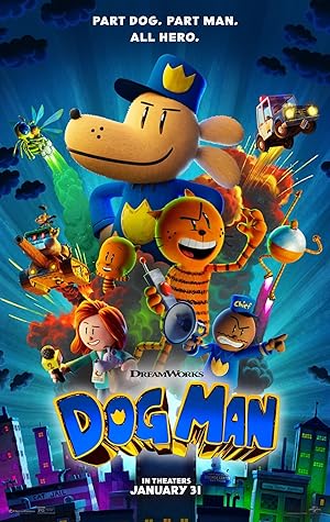 دانلود انیمیشن Dog Man 2025 داگ من