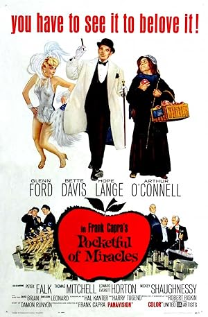 دانلود فیلم Pocketful of Miracles 1961 معجزه سیب