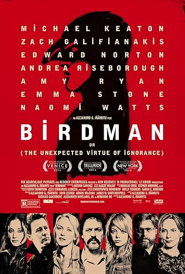 دانلود فیلم Birdman or (The Unexpected Virtue of Ignorance) 2014 مرد پرنده‌ای یا فضیلت غیرمترقبه‌ی جهالت