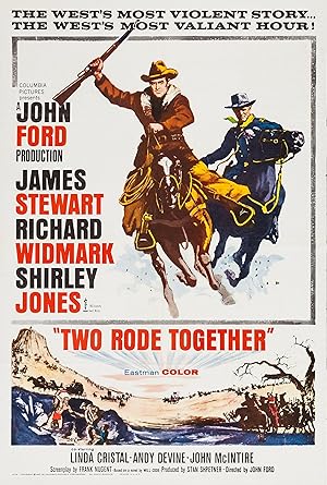 دانلود فیلم Two Rode Together 1961 دو نفر با هم تاختند