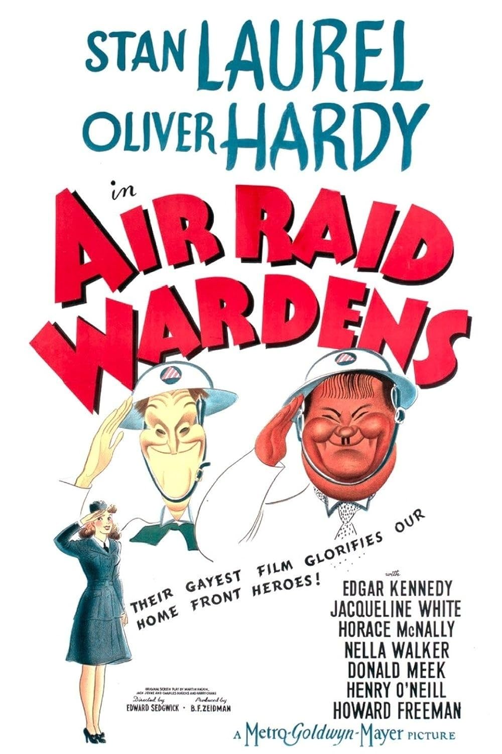 دانلود فیلم Air Raid Wardens 1943 سربازان نیروی هوایی
