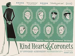 دانلود فیلم Kind Hearts and Coronets 1949 قلب های مهربان و نیم تاج ها