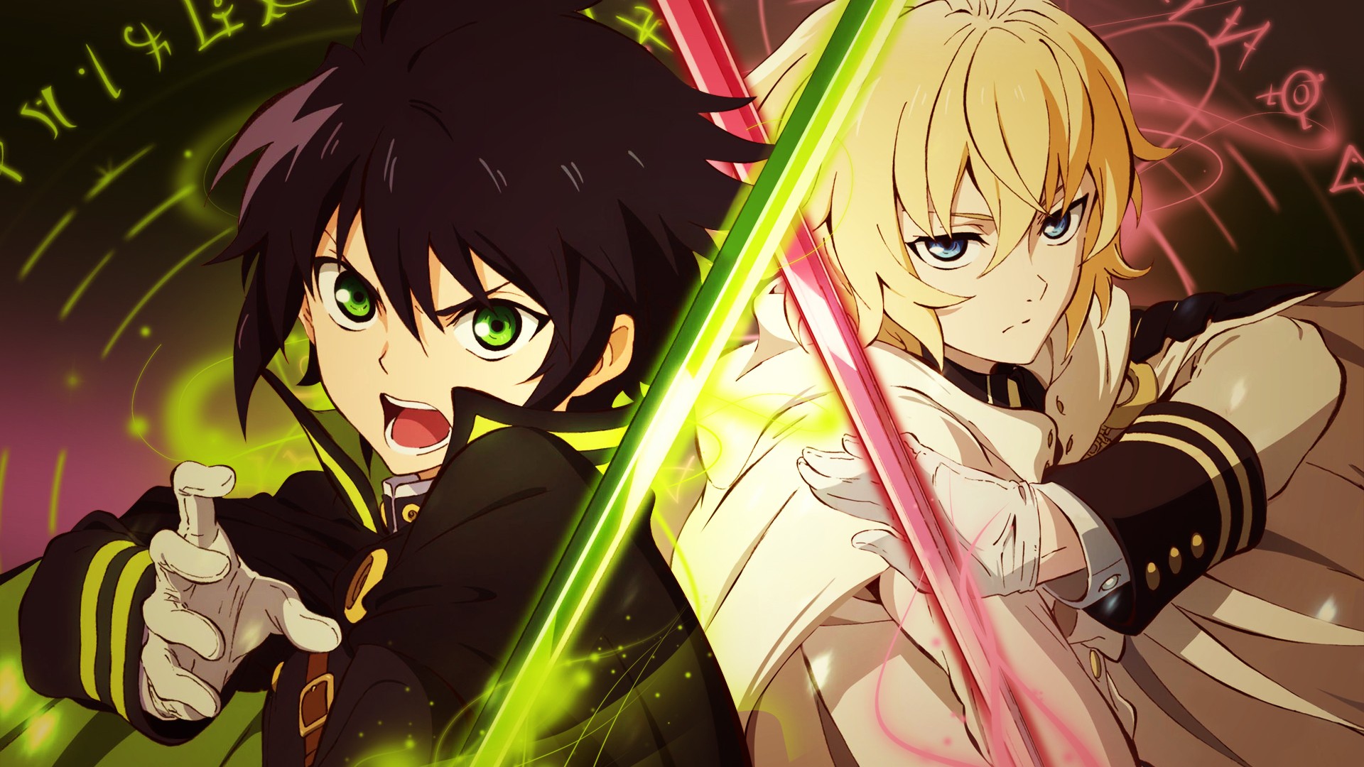 پس زمینه Seraph of the End