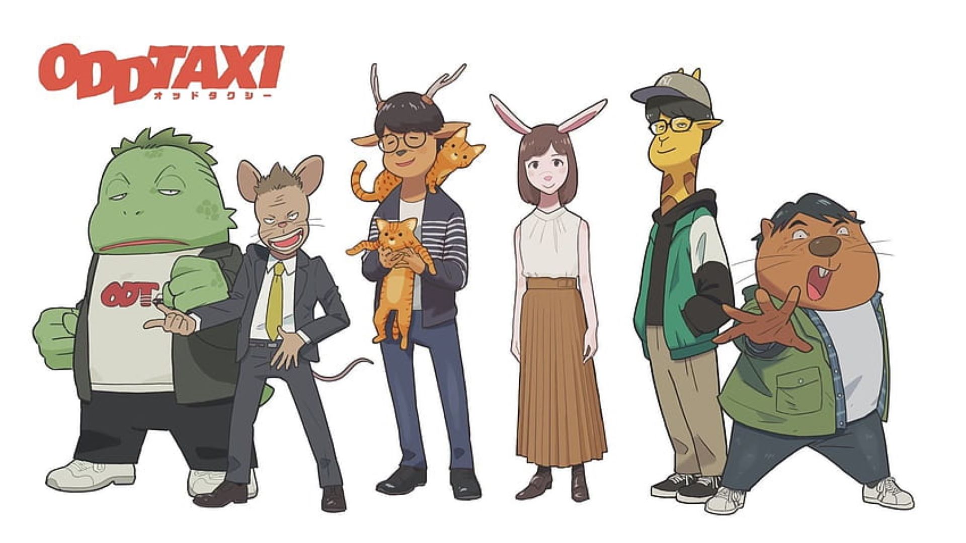 پس زمینه Odd Taxi