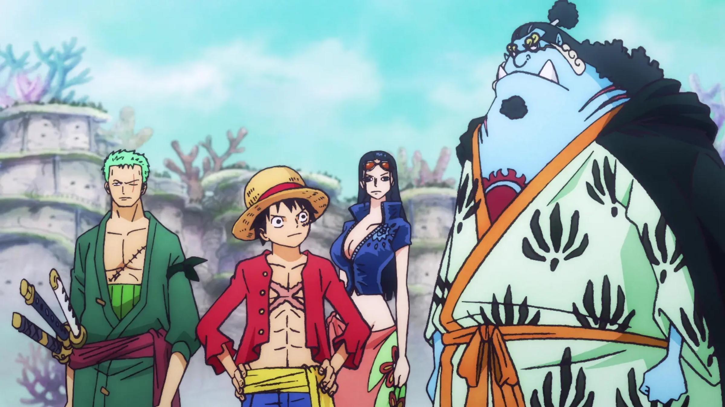 پس زمینه One Piece Log: Fish-Man Island Saga